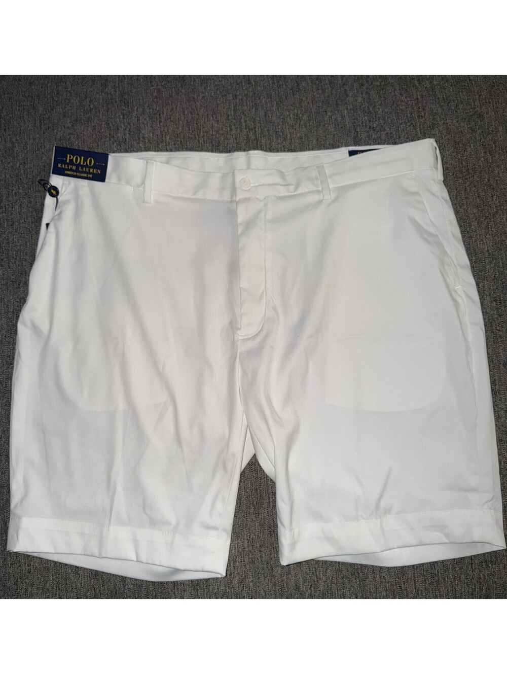 Polo Ralph Lauren Men’s Size 42 Performance Stretch Classic Fit White Shorts New